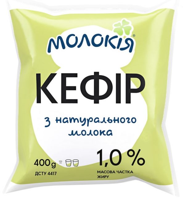 Кефір 1% 400г Молокія